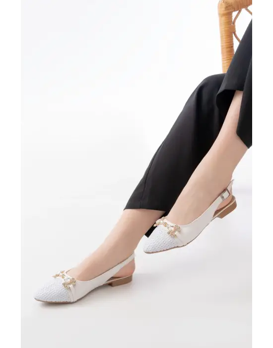 İNF-120 Beyaz Cilt Babet