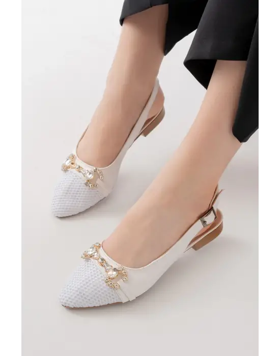 İNF-120 Beyaz Cilt Babet