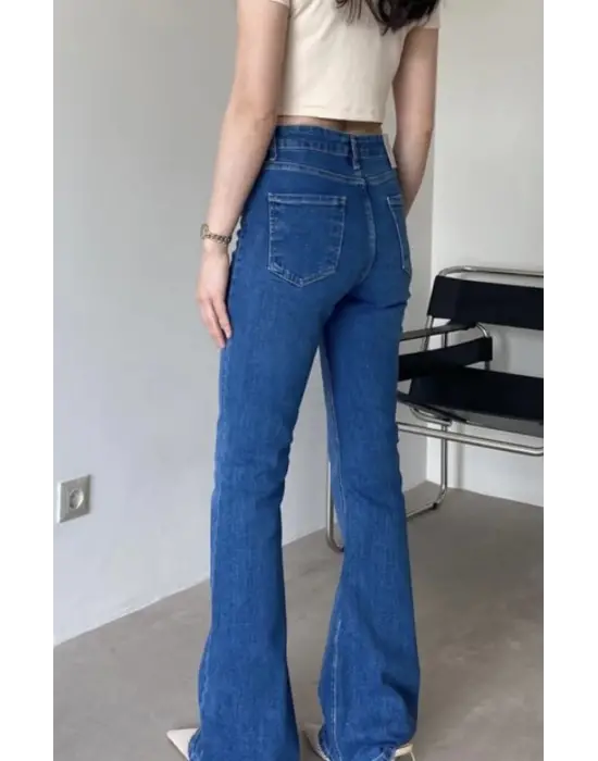 İspanyol Paça Kot Pantolon