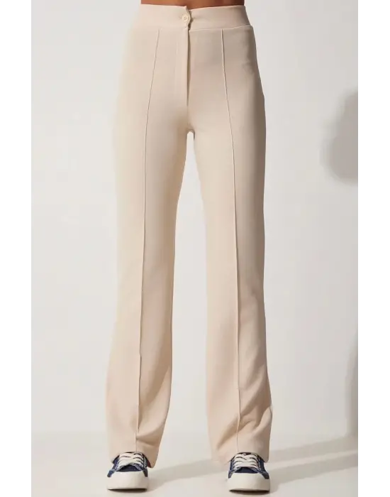 İthal Krep Kumaş Palazzo Pantolon