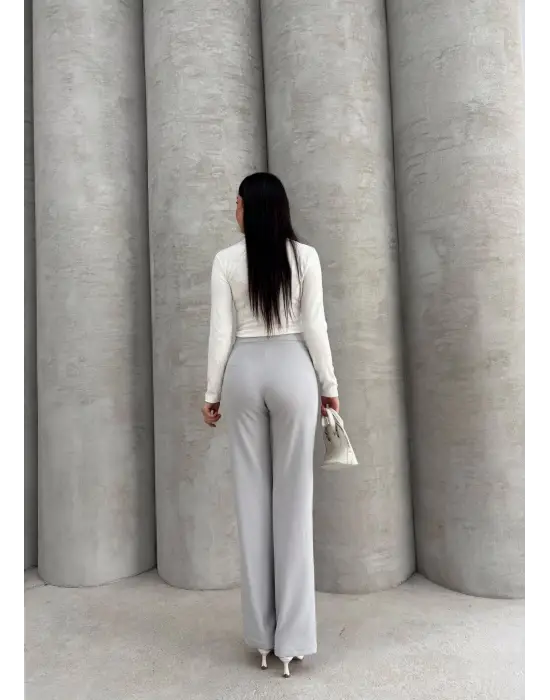İthal Krep Kumaş Palazzo Pantolon