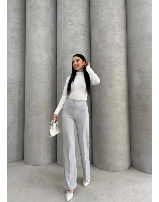 İthal Krep Kumaş Palazzo Pantolon