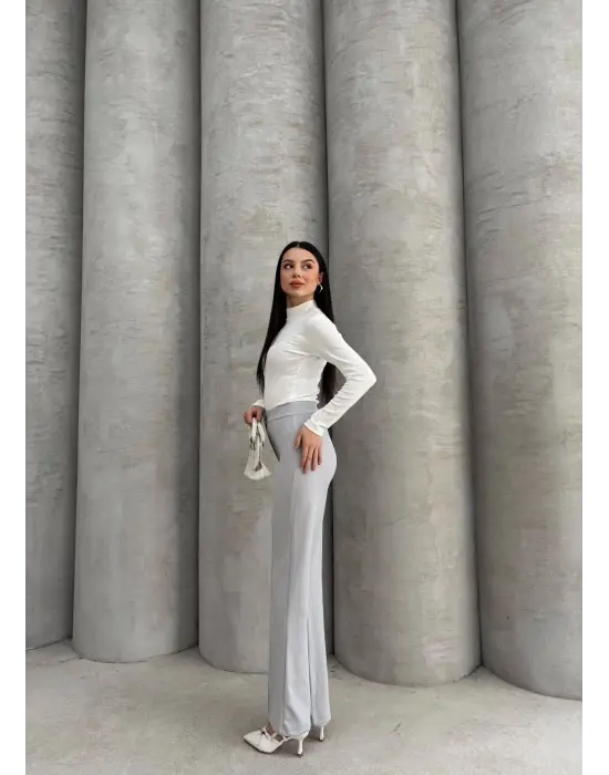 İthal Krep Kumaş Palazzo Pantolon