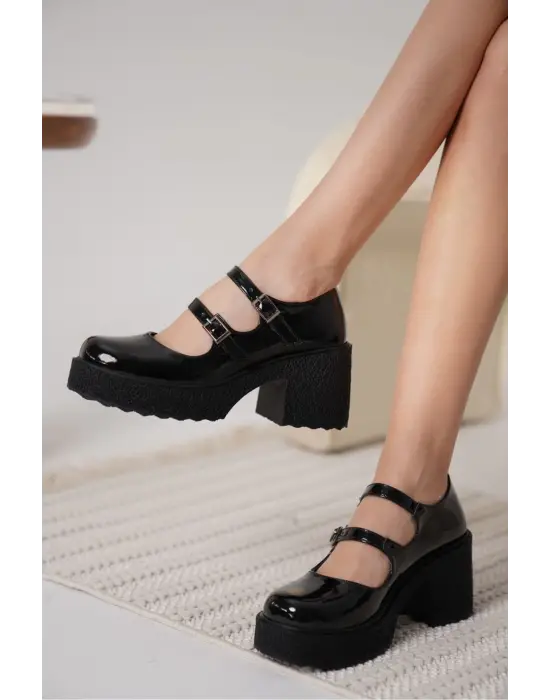 Jasmine Kadın Siyah Rugan Günlük Ayakkabı