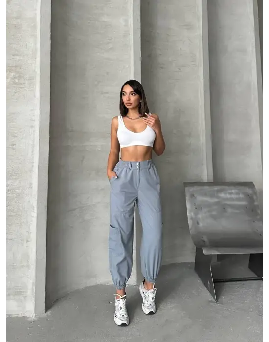 Jogger Lastik Paça Pantolon