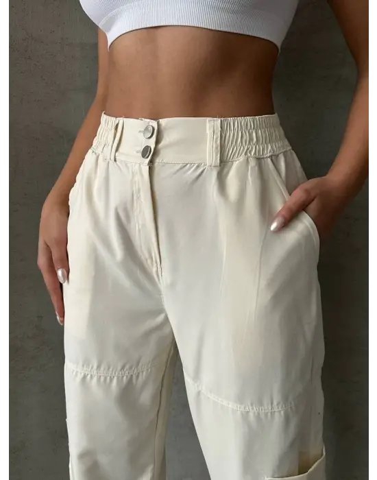 Jogger Lastik Paça Pantolon