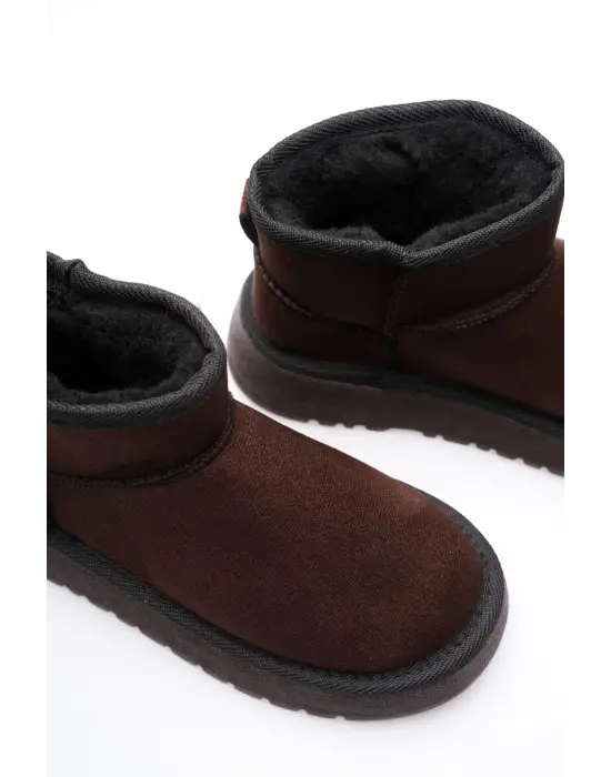Kadın Acı Kahve Kışlık Kürklü Bot TR14MK03E