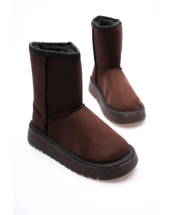 Kadın Acı Kahve Kışlık Kürklü Bot TR14MK04E