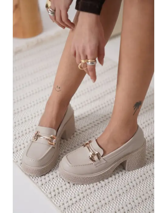 Kadın Bej Günlük Ayakkabı TR06MS03B