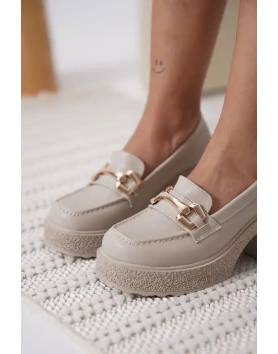 Kadın Bej Günlük Ayakkabı TR06MS03B