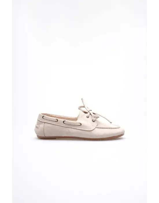 Kadın Bej Günlük Süet Ayakkabı TR27MS06B