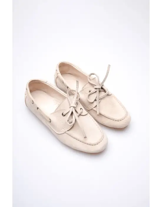 Kadın Bej Günlük Süet Ayakkabı TR27MS06B