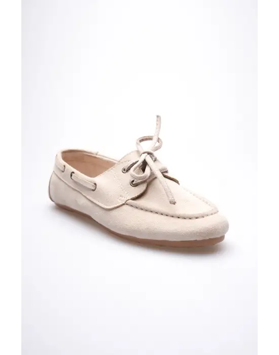 Kadın Bej Günlük Süet Ayakkabı TR27MS06B