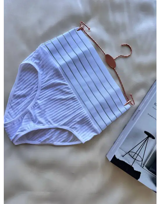 Kadın Beyaz  Korse Külot Takımı