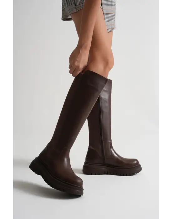 Kadın Günlük Acı Kahve Çizme TR08MK12B