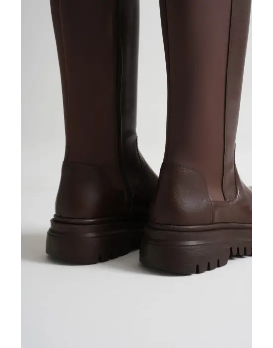 Kadın Günlük Acı Kahve Çizme TR08MK12B