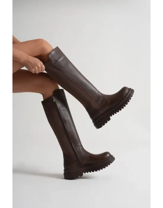 Kadın Günlük Acı Kahve Çizme TR08MK12B