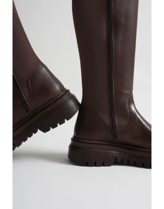 Kadın Günlük Acı Kahve Çizme TR08MK12B