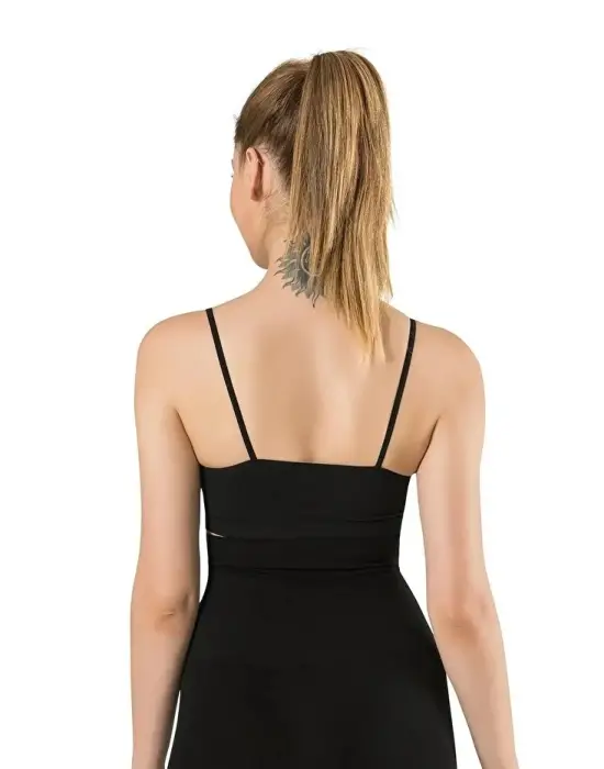 Kadın Ince Askılı Pedli Büstiyer Yarım Atleti Sütyen 3lü Set..