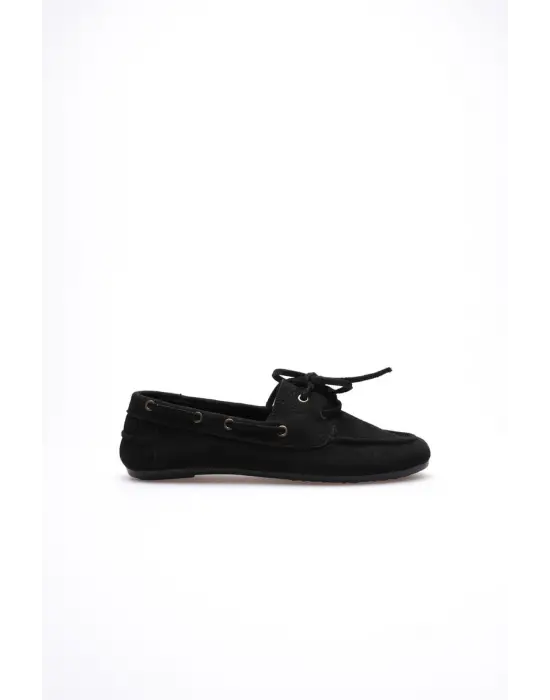 Kadın Siyah Günlük Süet Ayakkabı TR27MS06A