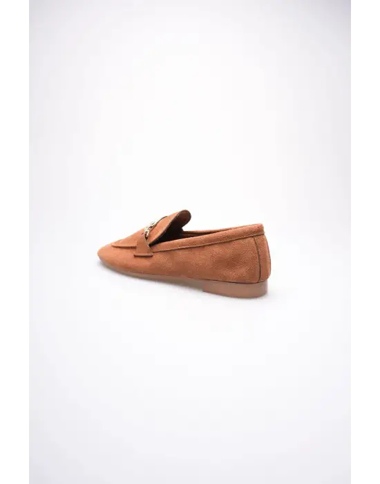 Kadın Süet Taba Günlük Ayakkabı TR27MS01C