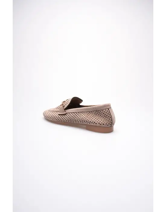 Kadın Süet Vizon Günlük Ayakkabı TR27MS02D