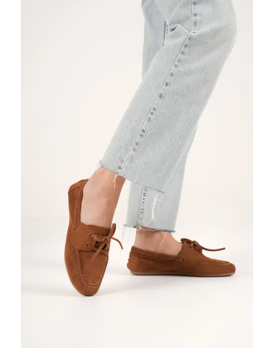 Kadın Taba Günlük Süet Ayakkabı TR27MS06C