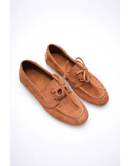 Kadın Taba Günlük Süet Ayakkabı TR27MS06C