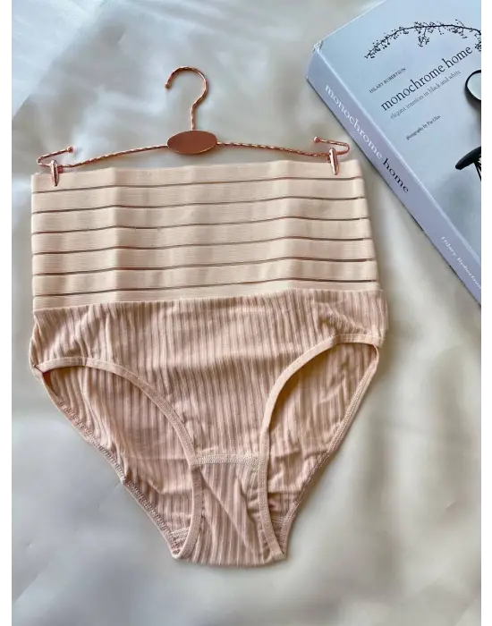 Kadın  Ten Rengi Korse Külot Takımı