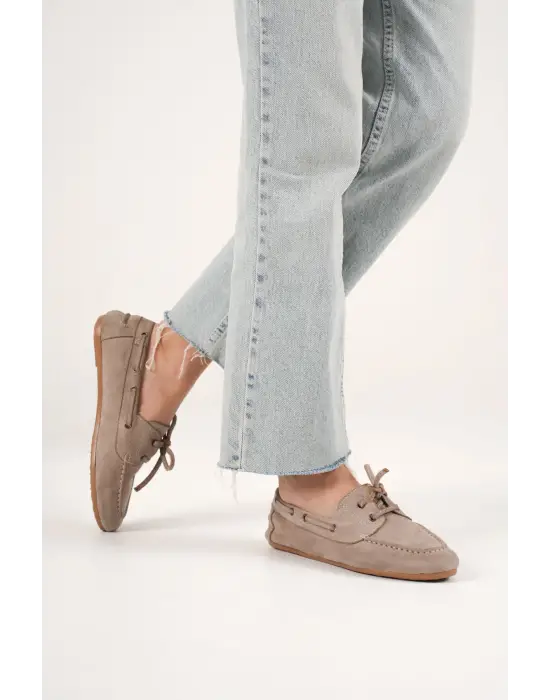 Kadın Vizon Günlük Süet Ayakkabı TR27MS06D