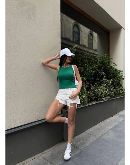 Kaşkorse Kumaş Bluz