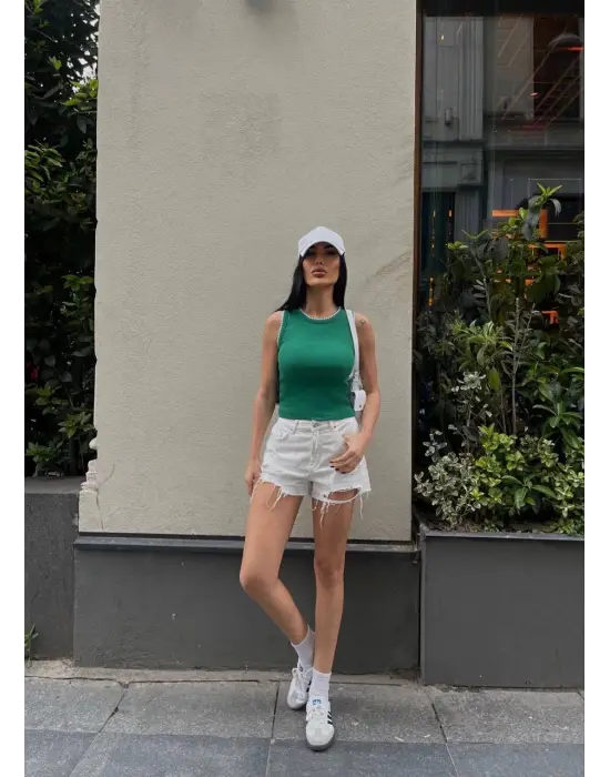 Kaşkorse Kumaş Bluz