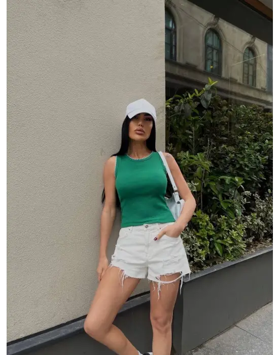 Kaşkorse Kumaş Bluz