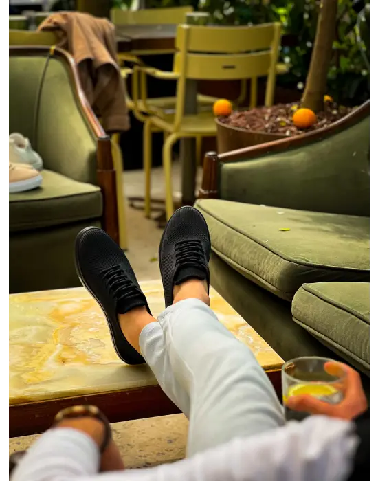 Tb-101 Terzi Bey Kömür Triko Bağcıklı Günlük Erkek Ayakkabı