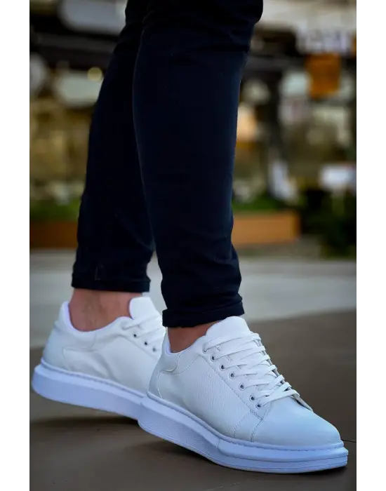 Tb-x500  Terzi Bey Bağcıklı Beyaz  Günlük Erkek Ayakkabı