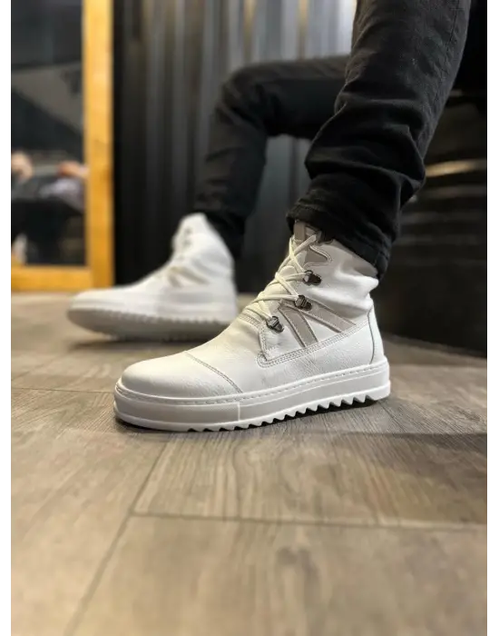 Knack Spor Beyaz Erkek Botu