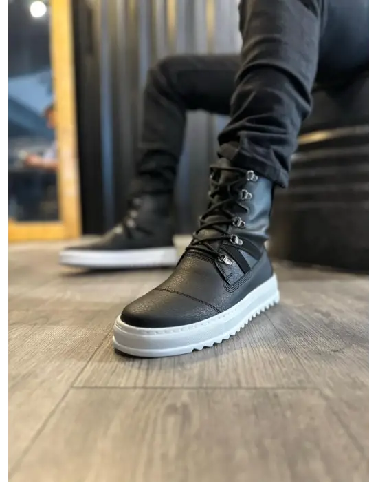 Knack Spor Siyah- Beyaz Erkek Botu