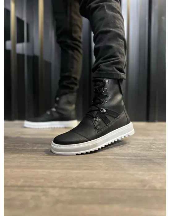 Knack Spor Siyah- Beyaz Erkek Botu