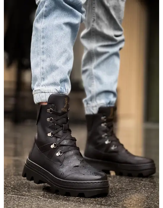 Terzi Bey Erkek Spor Bot B14 Siyah (siyah Taban)