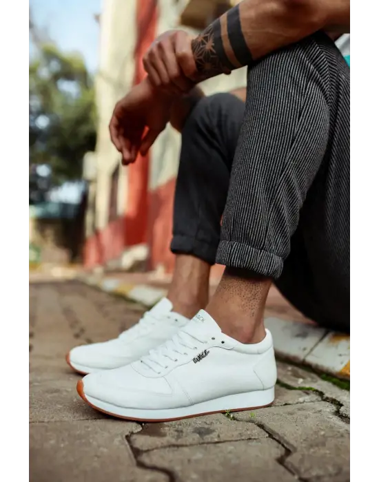 Knack Günlük Beyaz Erkek Ayakkabısı