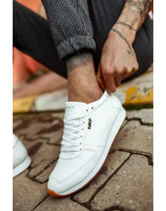 Knack Günlük Beyaz Erkek Ayakkabısı