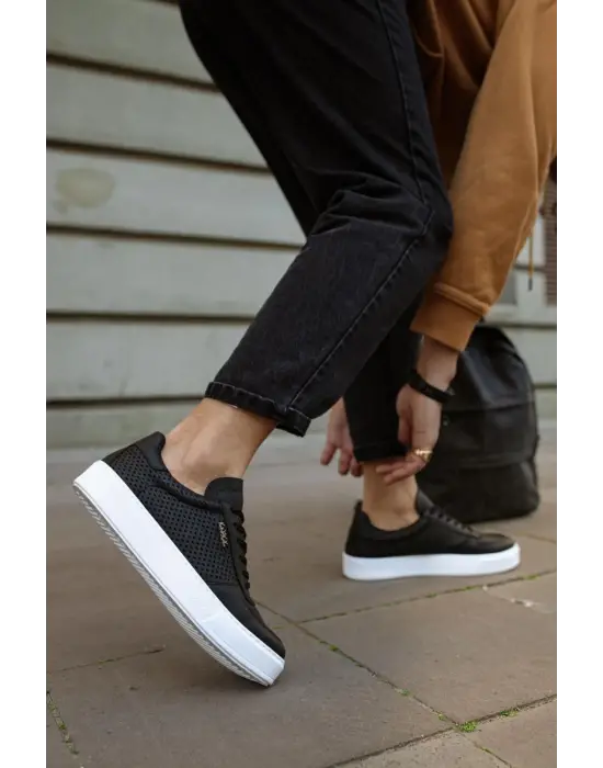 Knack Günlük Siyah Beyaz Erkek Ayakkabısı