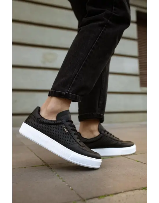 Knack Günlük Siyah Beyaz Erkek Ayakkabısı