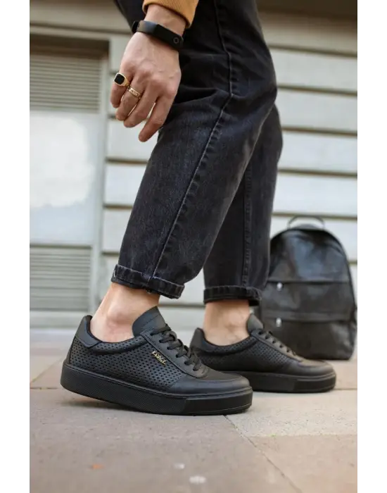 Knack Günlük Siyah Erkek Ayakkabısı