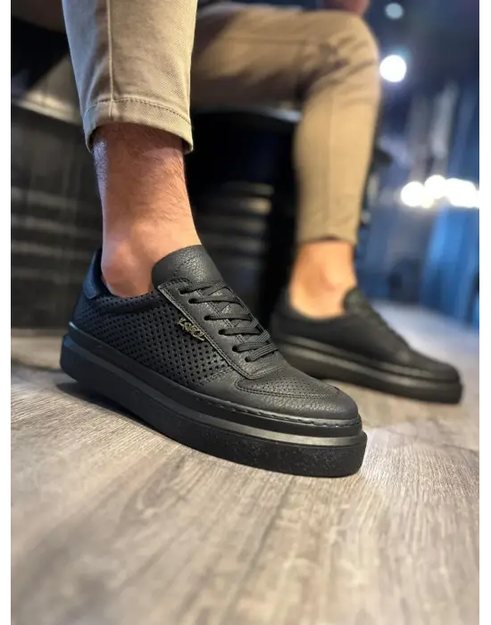 Terzi Bey Günlük Ayakkabı 013 Siyah (siyah Taban)