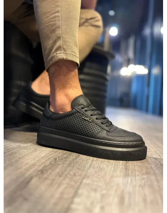 Terzi Bey Günlük Ayakkabı 013 Siyah (siyah Taban)