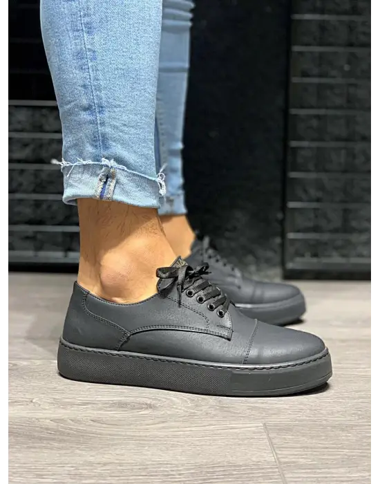 Terzi Bey Günlük Ayakkabı 050 Siyah (siyah Taban)