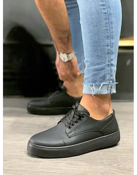 Terzi Bey Günlük Ayakkabı 050 Siyah (siyah Taban)