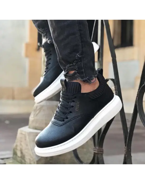 Knack Günlük Siyah Beyaz Erkek Ayakkabısı