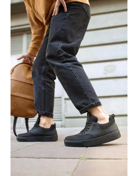 Knack Günlük Siyah Erkek Ayakkabısı